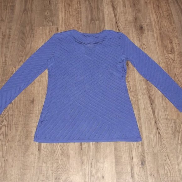 Dana Buchman- Soft Blue Sweater - S - Picture 4 of 9